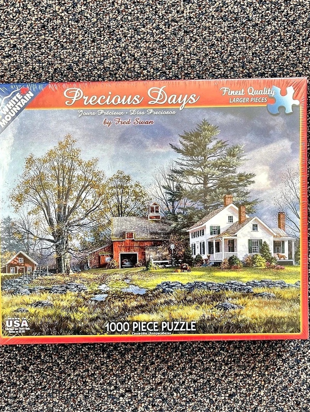White Mountain Precious Days 1000 Piece Jigsaw Puzzle New with tags